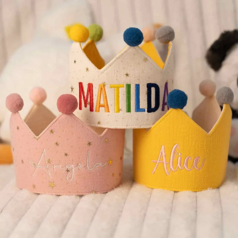 Littlecustombaby baby birthday crown Forth Image