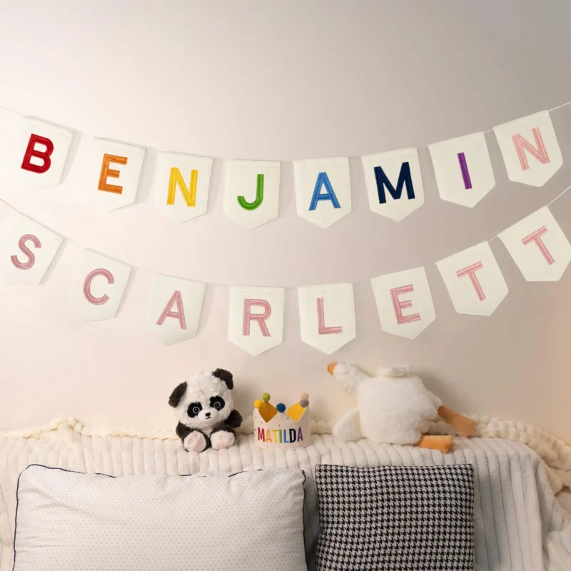 littlecustombaby-personalized-name-colorful-embroidered-baby-birthday-bunting littlecustombaby personalized name colorful embroidered baby birthday bunting